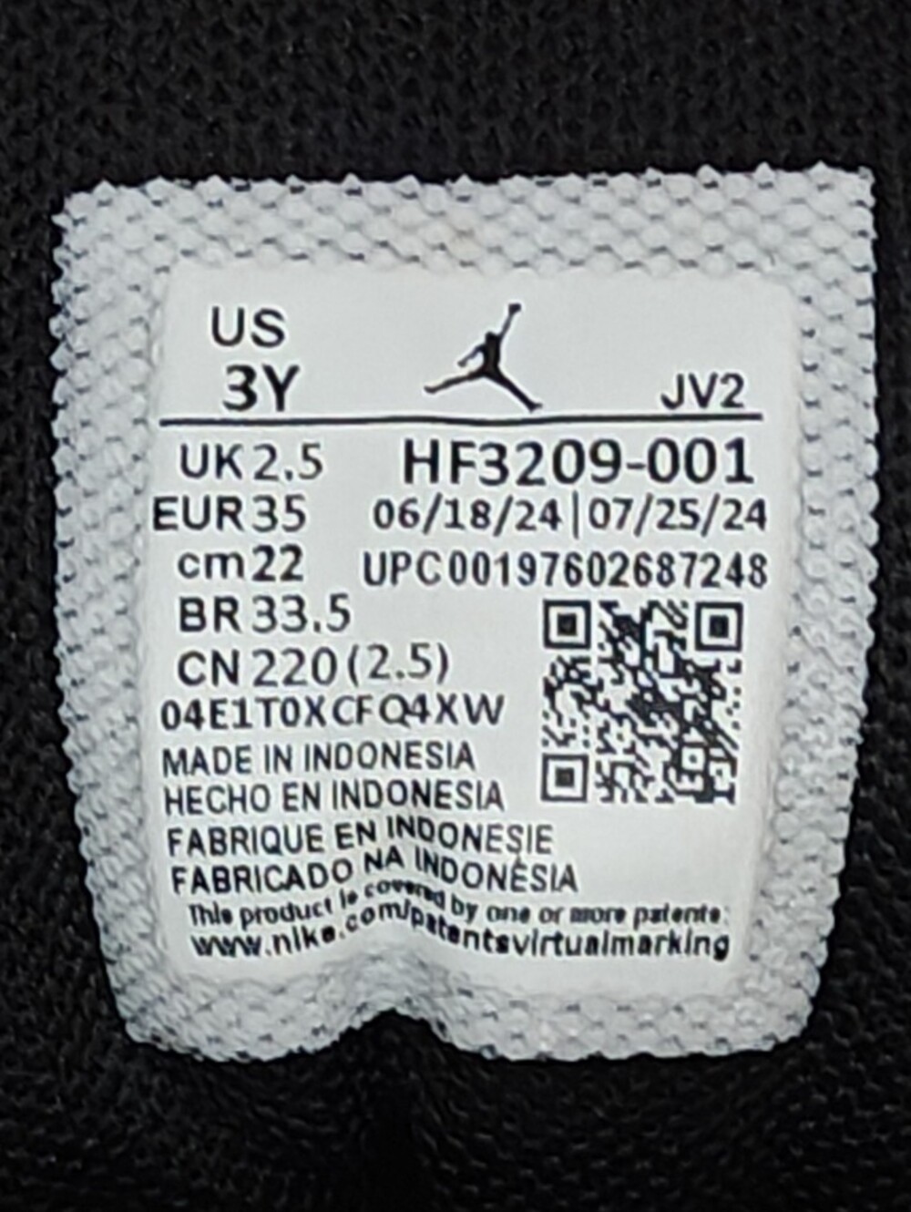 Jordan 1 Mid SS 'X-Ray' (PS) Kid's Size 3Y - Picture 2 of 7